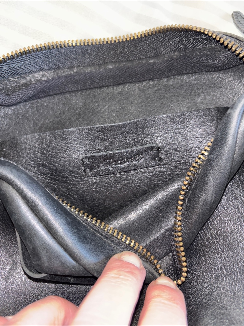Madewell The Simple Crossbody Black Leather Bag - Picture 5 of 5